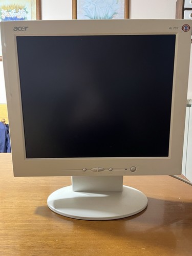 Monitor lcd acer - monitor, al707