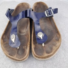 Sandali Birkenstock colore blu numero 39 da donna