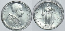Vaticano 1953 A 5 Lire 198648
