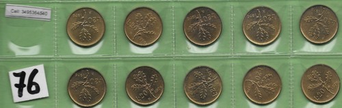 Lotto monete 20 lire - 10,