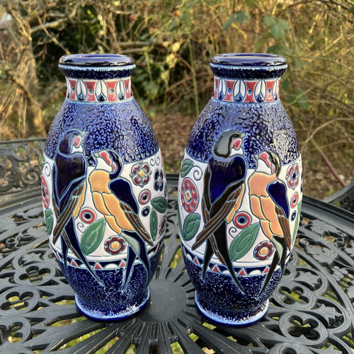 Coppia vasi ceramica - , anfora