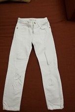ZARA GIRLS JEANS BAMBINA TAGLIA 5/ 6 ANNI COLORE BIANCO 