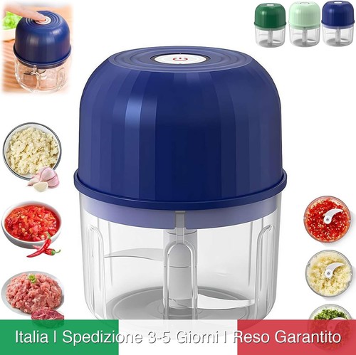 Electric garlic chopper - garlic,