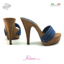 Denim clogs - mou base - Made