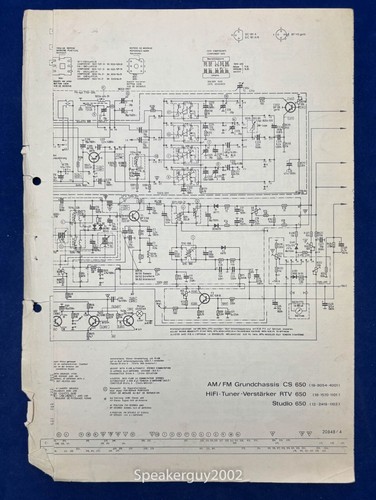 Schema originale grundig - schema,