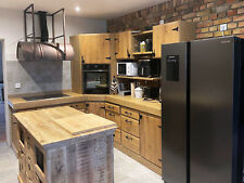 Cucina angolare BERLINO RUSTICA angolare 354-211x65xh200cm lineare 366x75x200cm