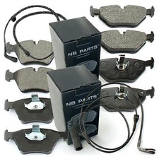 Pastiglie freno ceppi freno contatto di avvertimento anteriore posteriore per BMW Serie 5 E39 berlina Touring