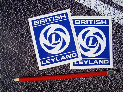 Adesivi logo british leyland - adesivi,