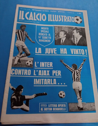 Calcio illustrato 1972 - illustrato, 22