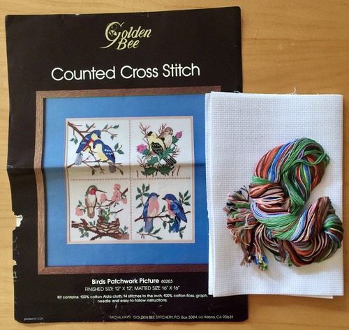 Kit punto croce patchwork