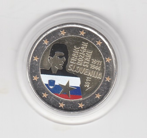 Slovenia franco rozman - 2€,