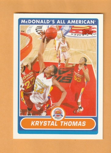 Krystal thomas 2007 topps - krystal,