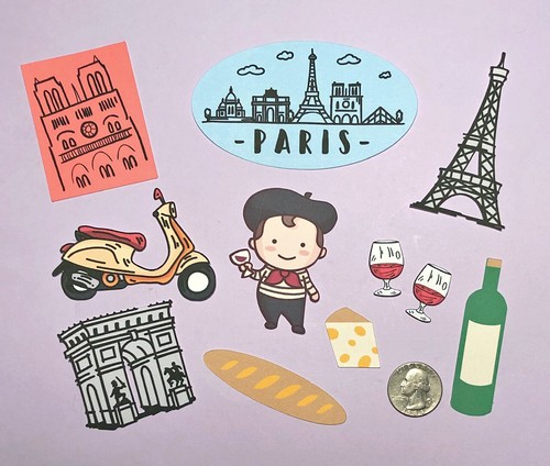 Fustelle parigi 11 pezzi - fustelle,
