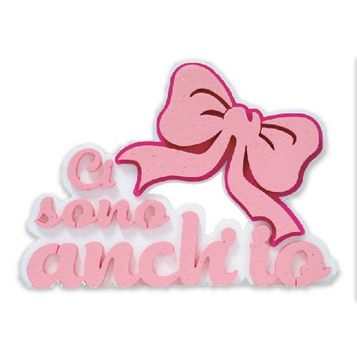 Scritta polistirolo sono - scritta,