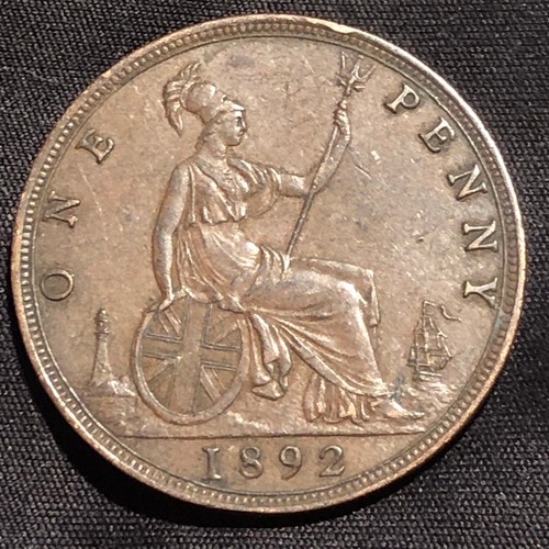 Moneta bronzo 1892 - bronzo, unito