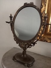 Antico specchio inclinabile da