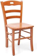 SEDIA MODELLO Lory CON SEDUTA Massello IN LEGNO FAGGIO Ciliegio