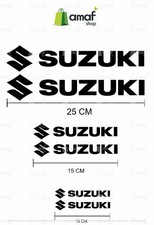 SUZUKI ADESIVI stickers SCRITTE LOGO AUTO MOTO FUORISTRADA 4X4