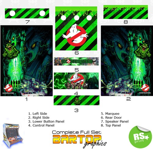 Ghostbusters bartop set