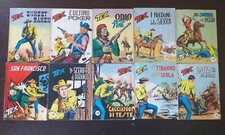 TEX GIGANTE SEQUENZA DAL 150 AL 159 Costola Bianca 250 Lire Solo Uno Tre Stelle.