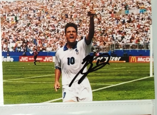 Autograph roberto baggio foto - autograph,