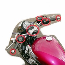 Triumph Bonneville 01-15 Comandi viti bulloni Manubrio T100