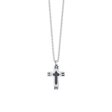 Luca Barra Men's Steel Cross