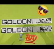 COPPIA REPLICHE  ADESIVI  GRAFICHE TRATTORE  GOLDONI  233 UNIVERSAL