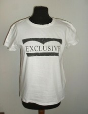 Attuale T shirt Maglia maglietta in cotone Con Stampa  BERSHKA Tg. S  Affare