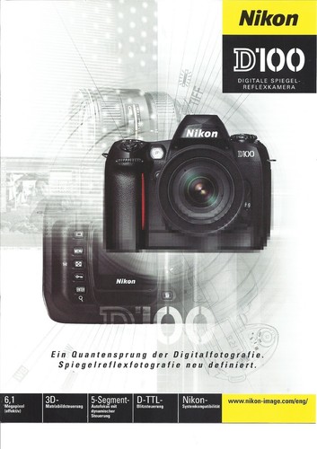 Nikon d100 catalogo vendita - nikon,
