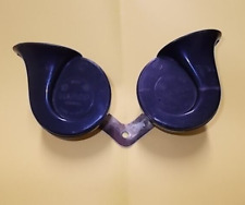 Coppia trombe claxon avvisatore acustico MARCO completo di attacco