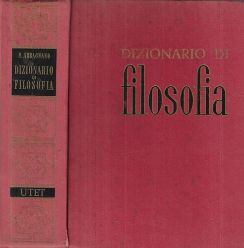 Dizionario filosofia - dizionario, di