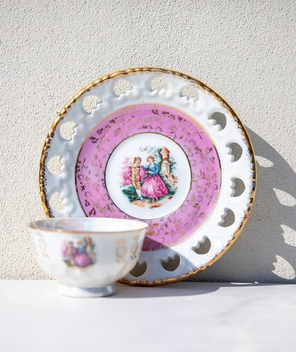 Tazzina vintage con piattino