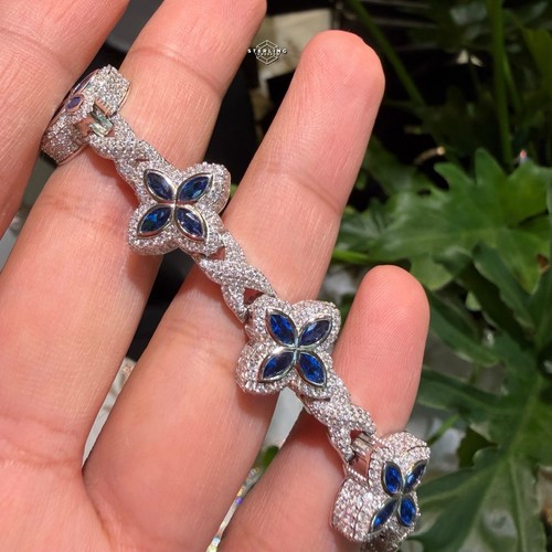 Bracciale moissanite stella - bracciale,