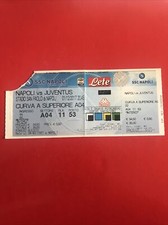 Biglietto Calcio Stadio 2017/18 Napoli Juventus 01/12/2017 Curva A Superiore