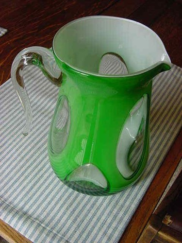Brocca vetro con cassa in - vetro,