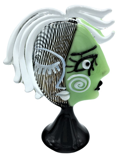 Scultura icona volto donna - scultura,