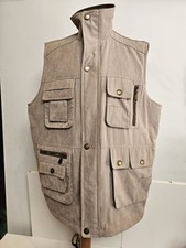 Gilet Mian impermeabile pesca tiro caccia skeet cane passeggio UK XL 