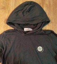 Stone Island Junior felpa nera