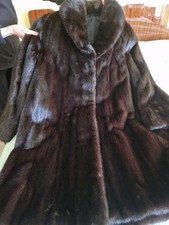 Pelliccia visone nero femmina