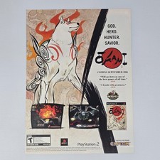 Okami PlayStation 2 PS2 Sep 2006 Print Ad/Poster Promo Art