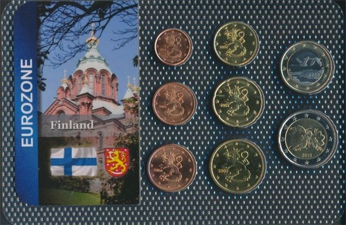 Monete finlandia brillant fior - finlandia,