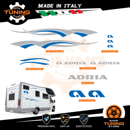 Kit adesivi camper adria - kit,
