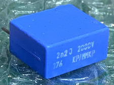 Philips 2,2nF 2200pF 5% MKP 2KV DC 17x14x8mm Condensatore in polipropilene