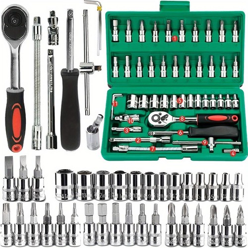 46pcs set prese kit di - 46pcs, 1/4