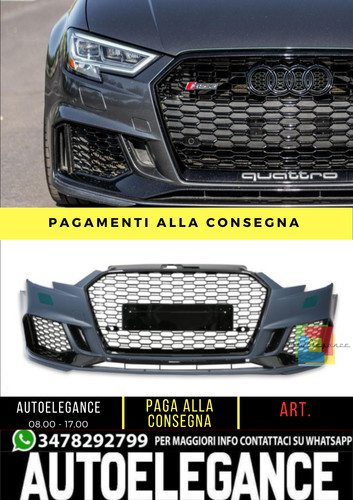 Paraurti anteriore rs3 - anteriore,