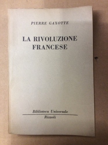 Libro gaxotte pierre la - -,