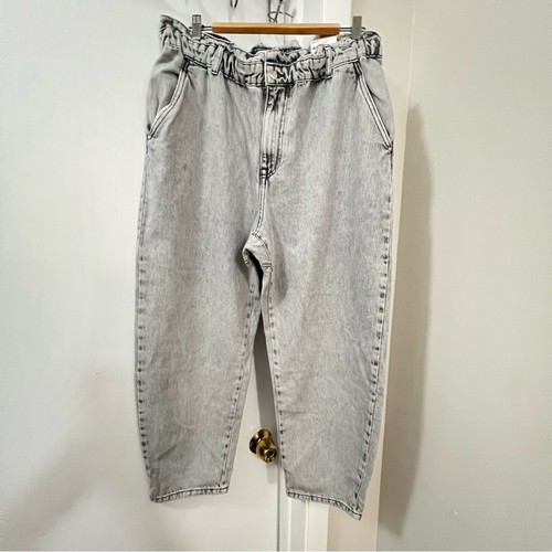 Zara jeans larghi grigio - zara,