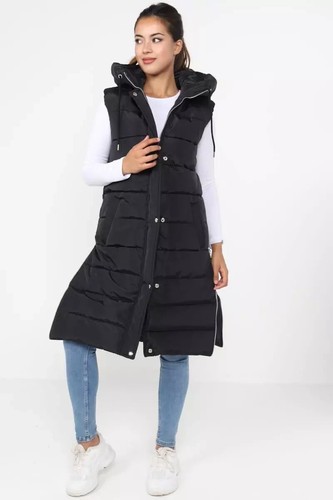 Gilet donna con cappuccio - con,