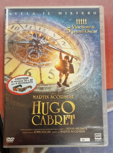 Hugo cabret dvd - hugo, cabret,